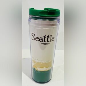 Starbucks 2004 Seattle Global Icon Series Travel Acrylic Coffee Cup